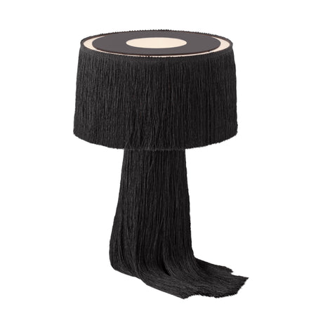 TOV Atolla Black Tassel Table Lamp