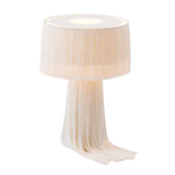 TOV Atolla Cream Tassel Table Lamp