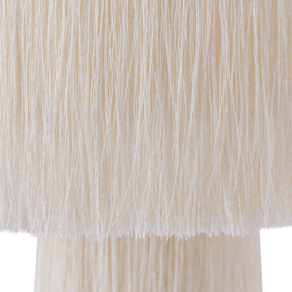 TOV Atolla Cream Tassel Table Lamp