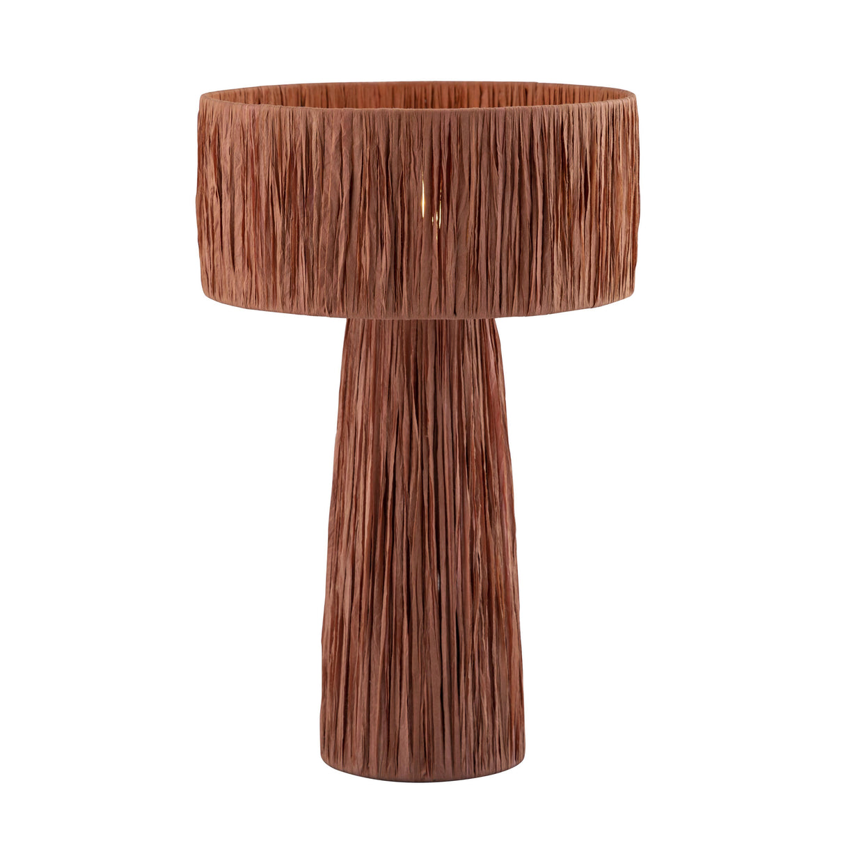 TOV Shelby Raffia Brick Table Lamp