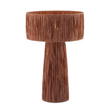 TOV Shelby Raffia Brick Table Lamp
