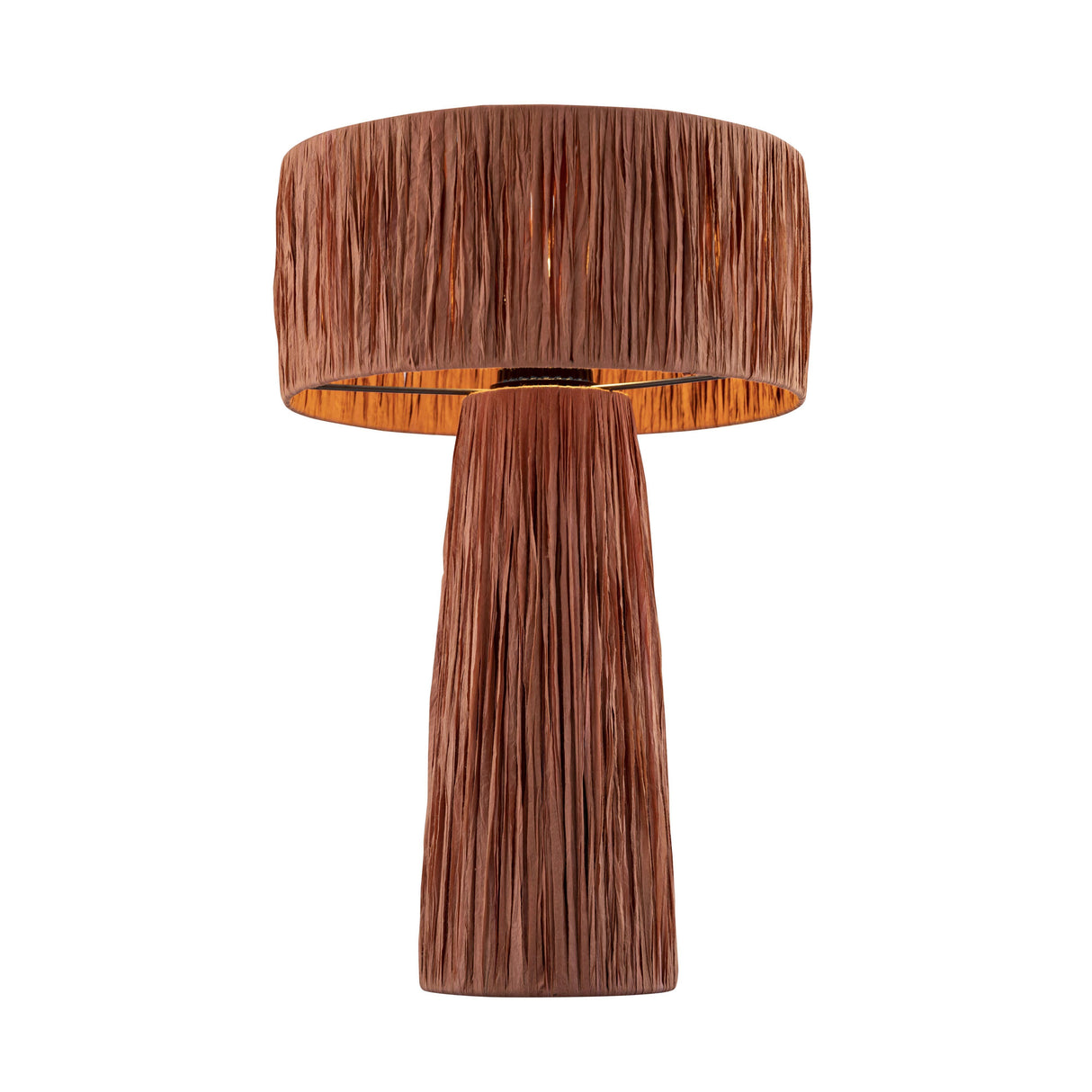 TOV Shelby Raffia Brick Table Lamp