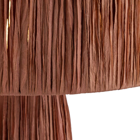 TOV Shelby Raffia Brick Table Lamp