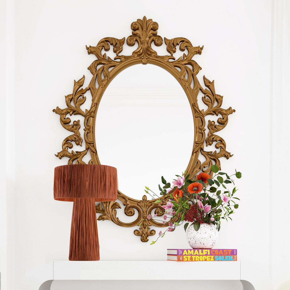 TOV Shelby Raffia Brick Table Lamp