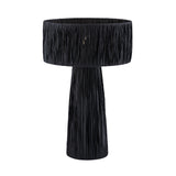 TOV Shelby Raffia Black Table Lamp