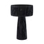 TOV Shelby Raffia Black Table Lamp