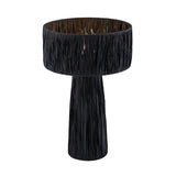 TOV Shelby Raffia Black Table Lamp