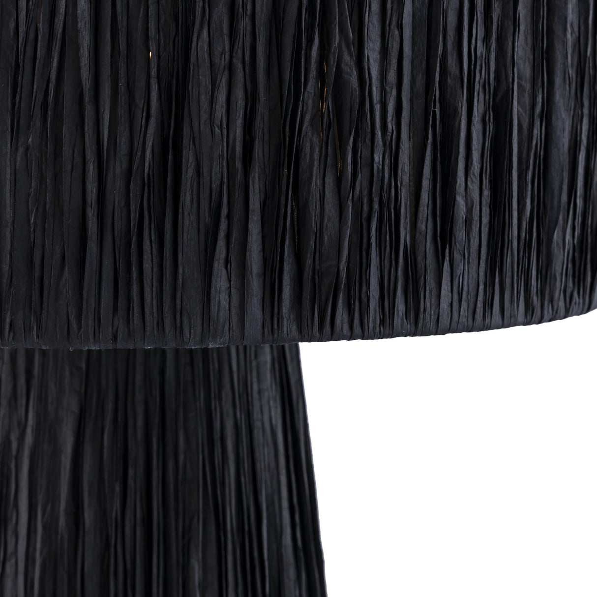 TOV Shelby Raffia Black Table Lamp