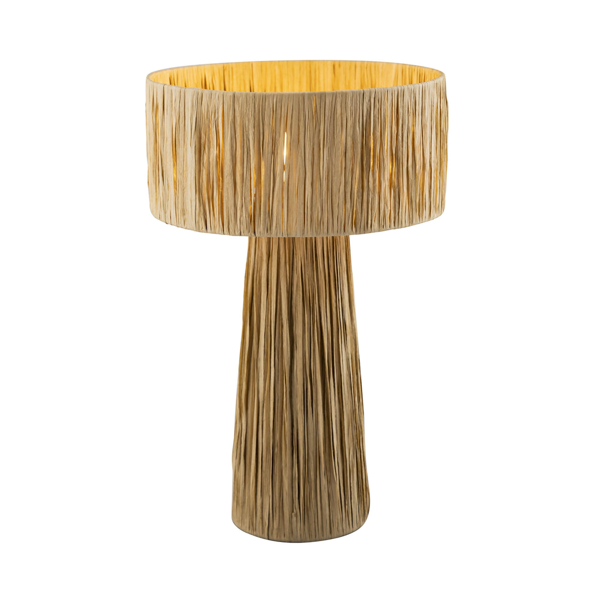 TOV Shelby Raffia Natural Table Lamp
