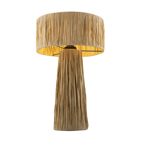TOV Shelby Raffia Natural Table Lamp