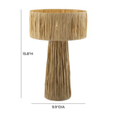 TOV Shelby Raffia Natural Table Lamp
