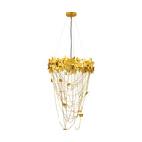 TOV Butterfly Gold Chandelier