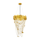 TOV Butterfly Gold Chandelier
