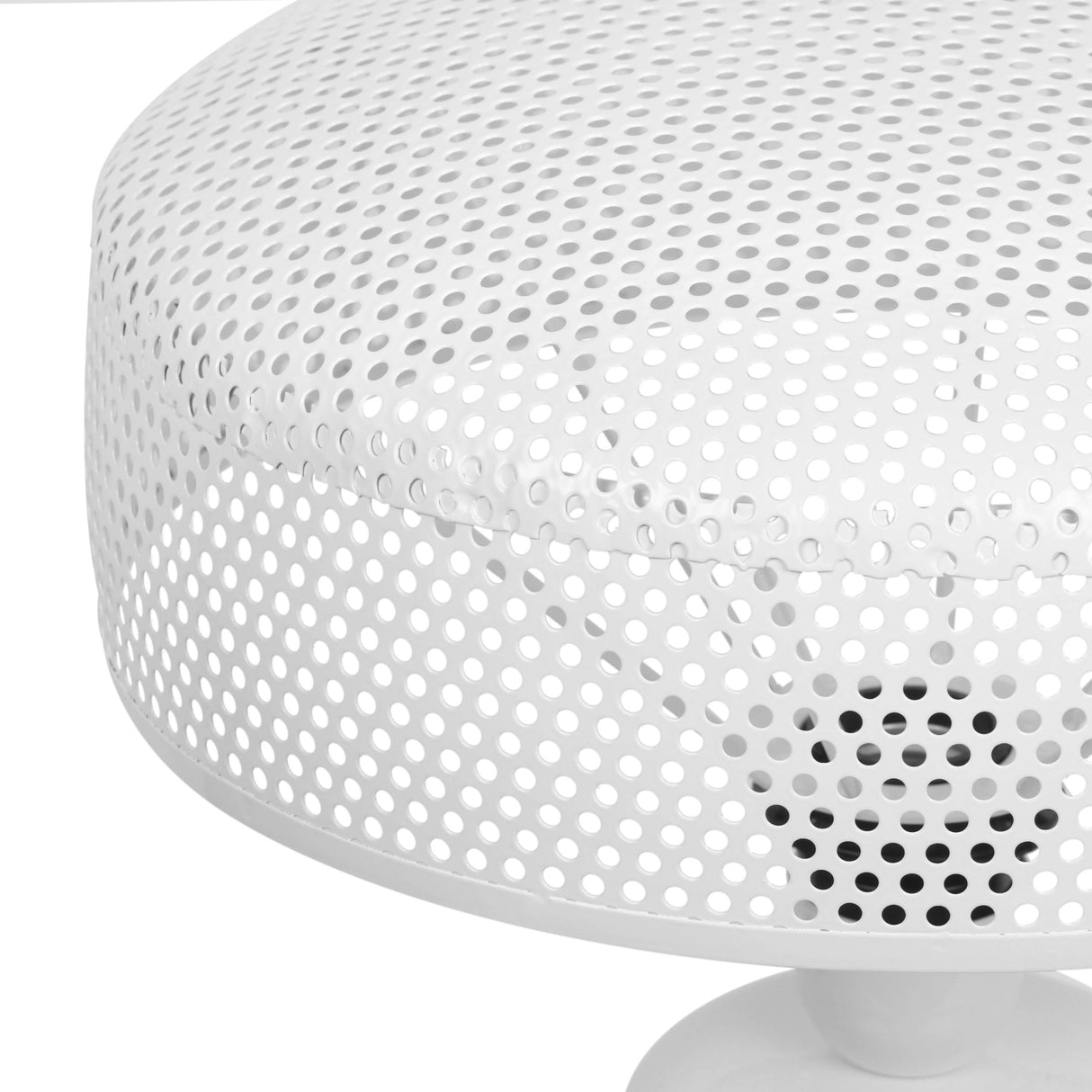TOV Cindy White Metal Table Lamp