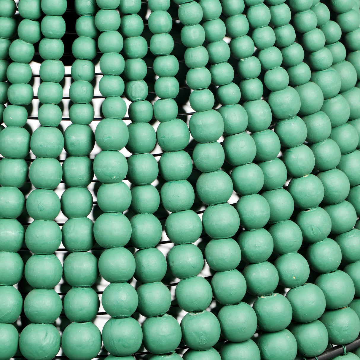 TOV Palani Green Wooden Bead Chandelier