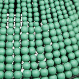 TOV Palani Green Wooden Bead Chandelier