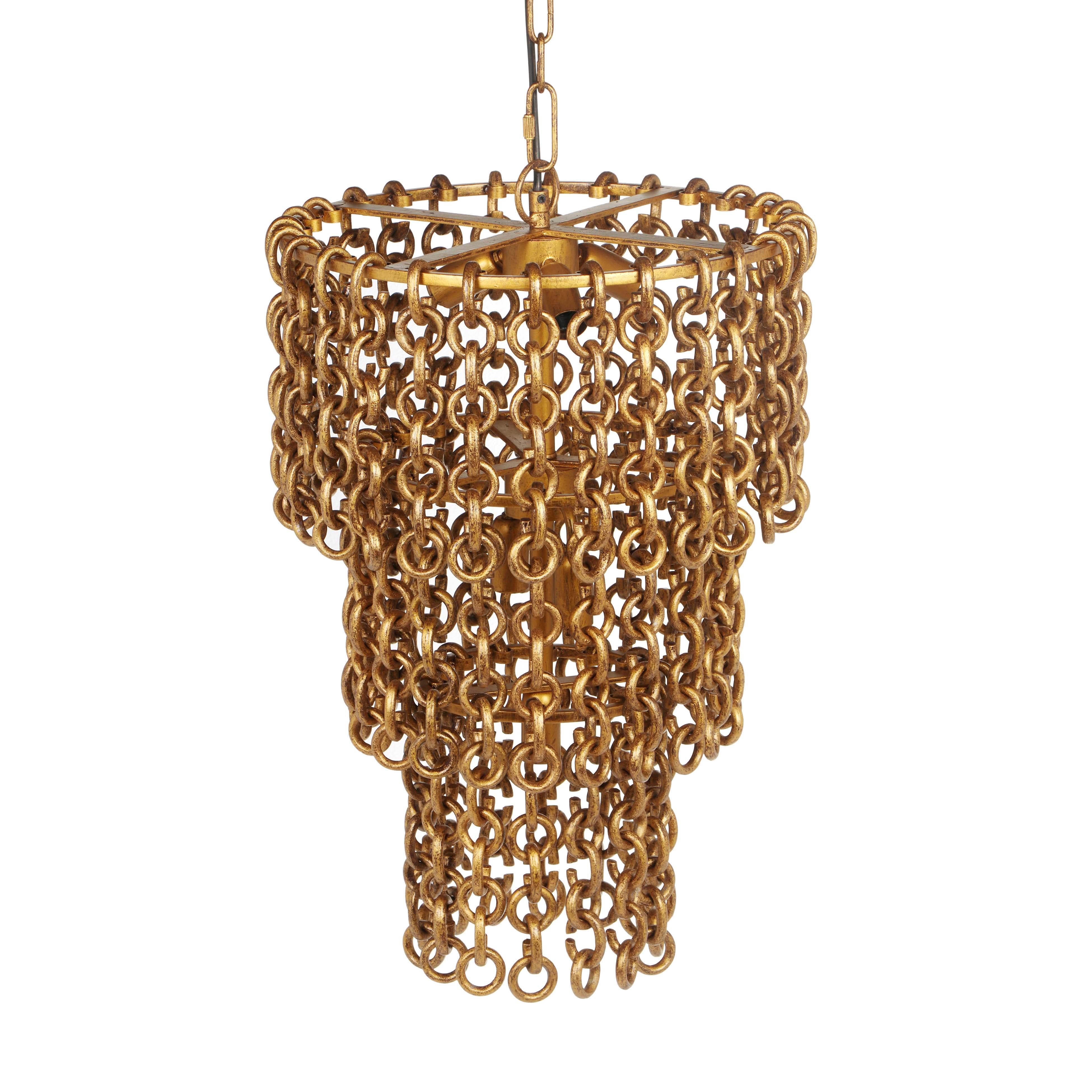 TOV Nirsa Chain Link Chandelier
