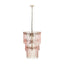 TOV Hampshire Pink Acrylic 3-Tier Chandelier