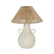 TOV Lalit Natural & White Ceramic Table Lamp