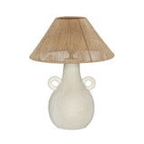 TOV Lalit Natural & White Ceramic Table Lamp
