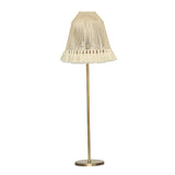 TOV June White Tall Floor Lamp