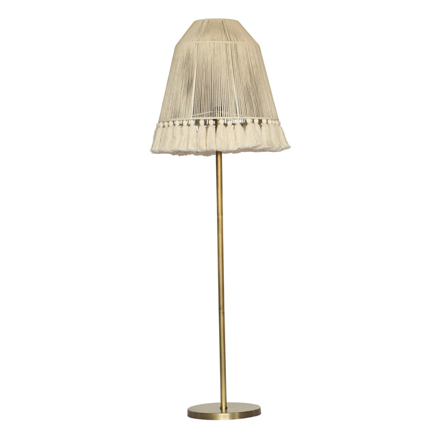 TOV June White Medium Floor Lamp