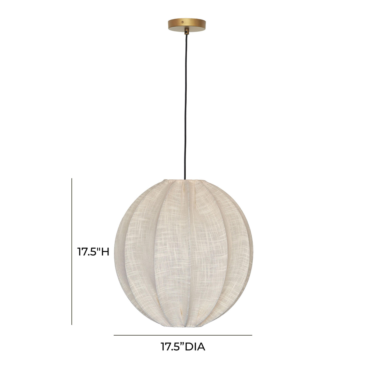 TOV Elliana Off-White Pendant Lamp