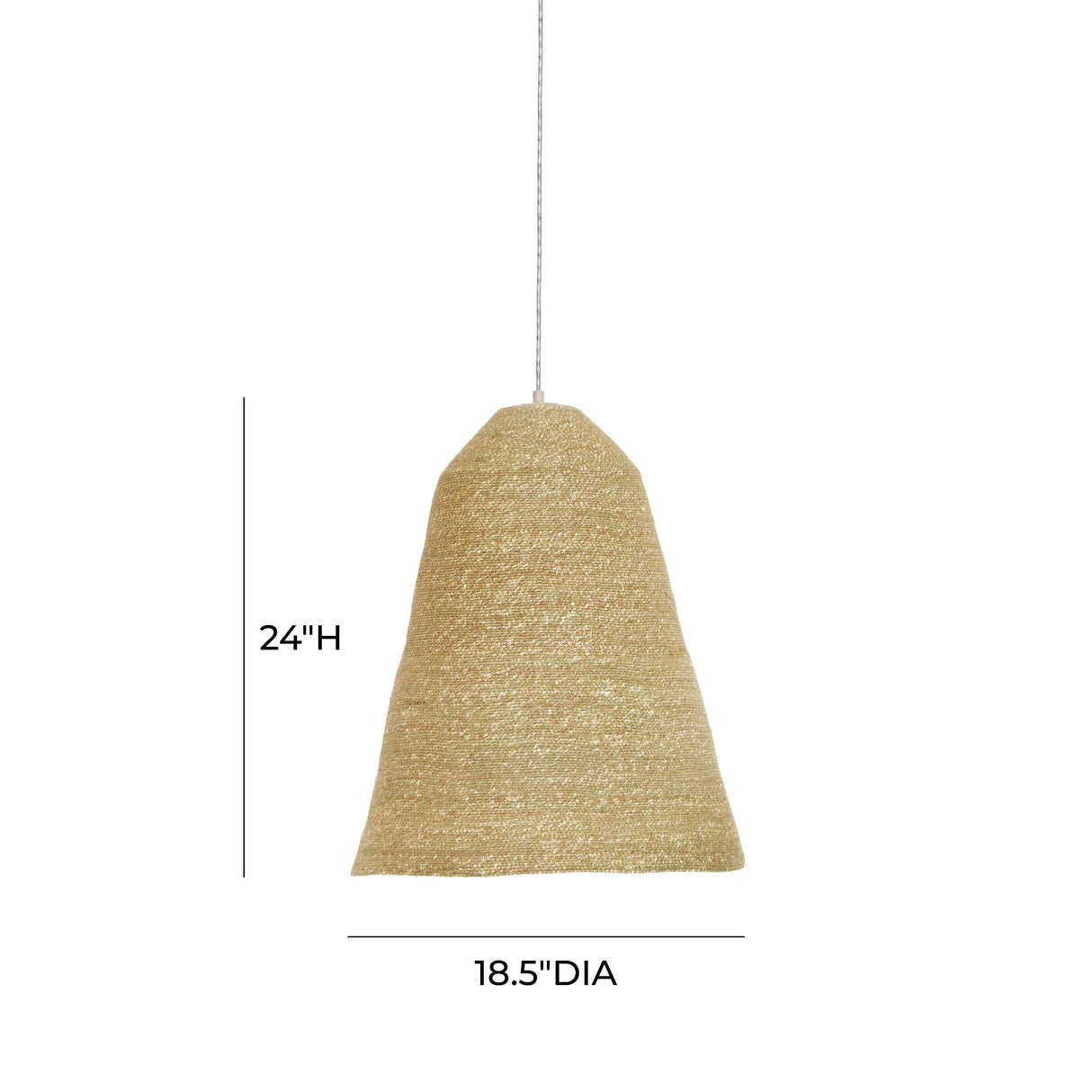 TOV Aylin Natural Grass Pendant Lamp