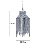 TOV Esther Beaded Pendant Lamp