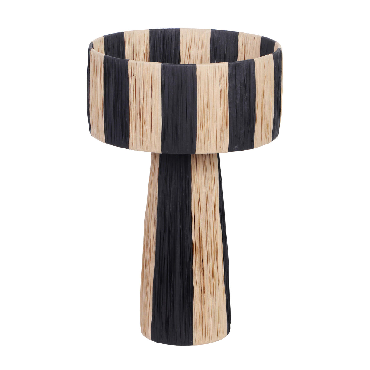 TOV Shelby Raffia Two-Tone Table Lamp