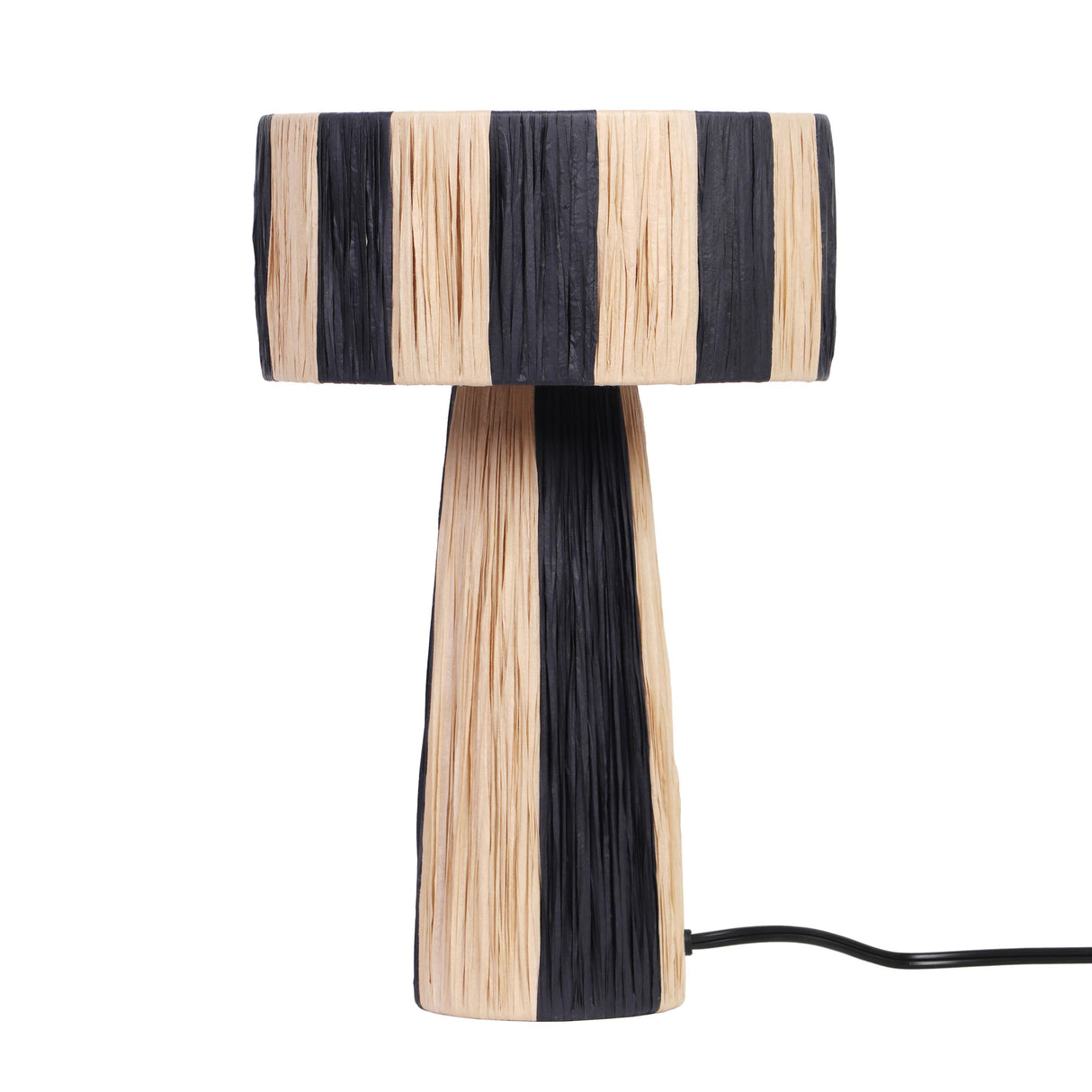 TOV Shelby Raffia Two-Tone Table Lamp