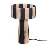 TOV Shelby Raffia Two-Tone Table Lamp