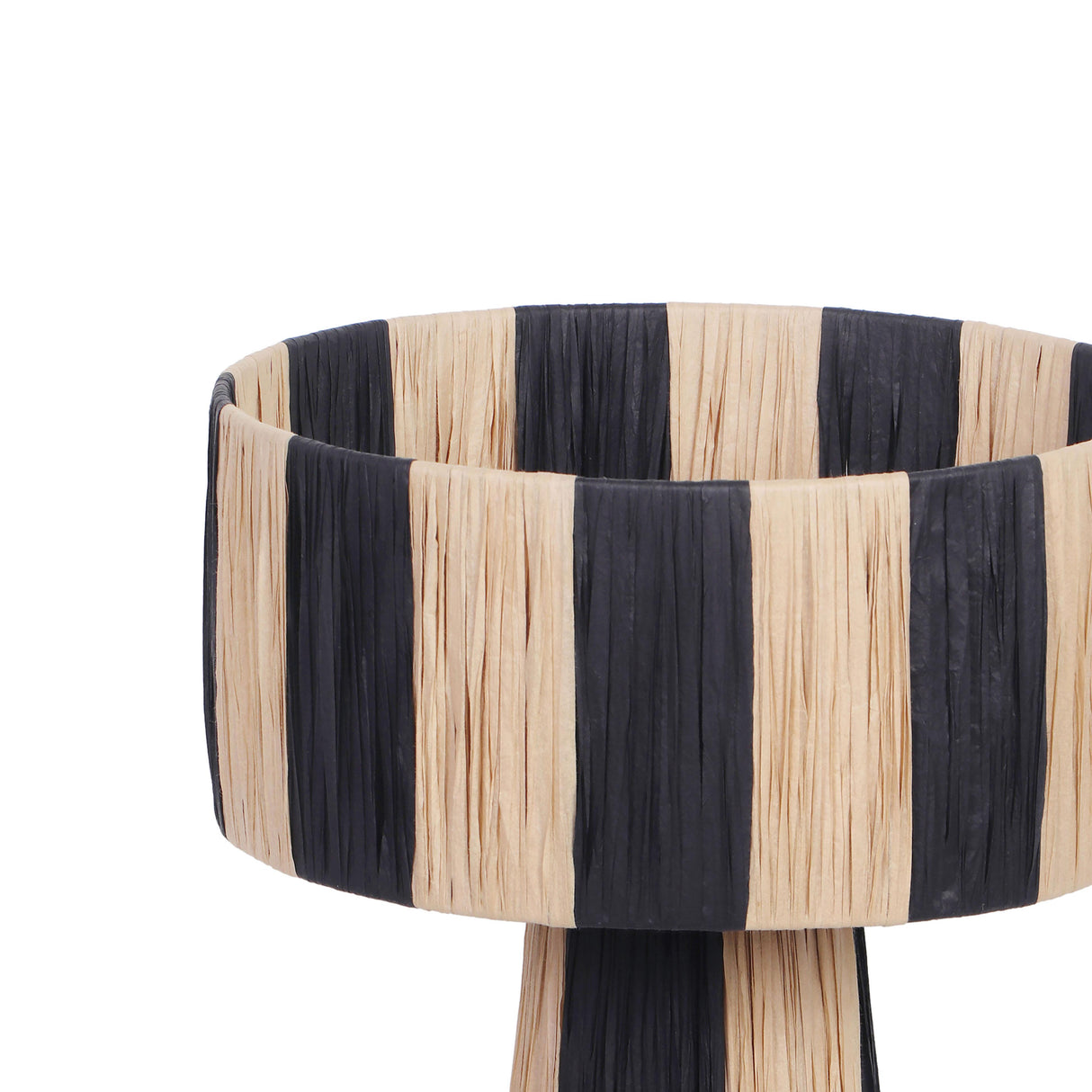 TOV Shelby Raffia Two-Tone Table Lamp
