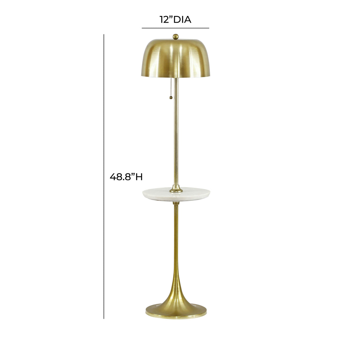 TOV Sienna Gold Floor Lamp