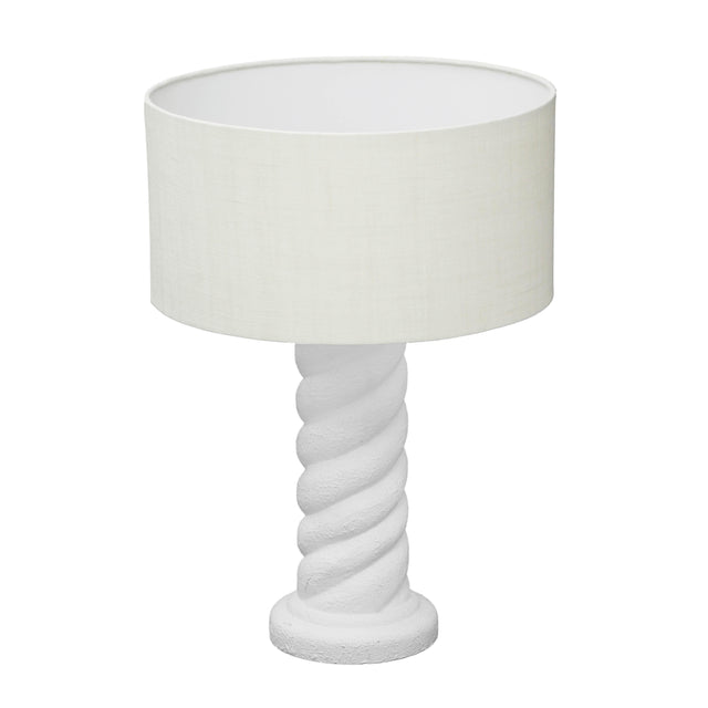 TOV Rapunzel White and Cream Table Lamp