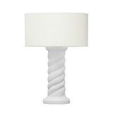 TOV Rapunzel White and Cream Table Lamp