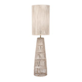 TOV Beam Cream Natural Jute Floor Lamp