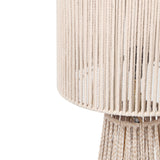 TOV Beam Cream Natural Jute Floor Lamp