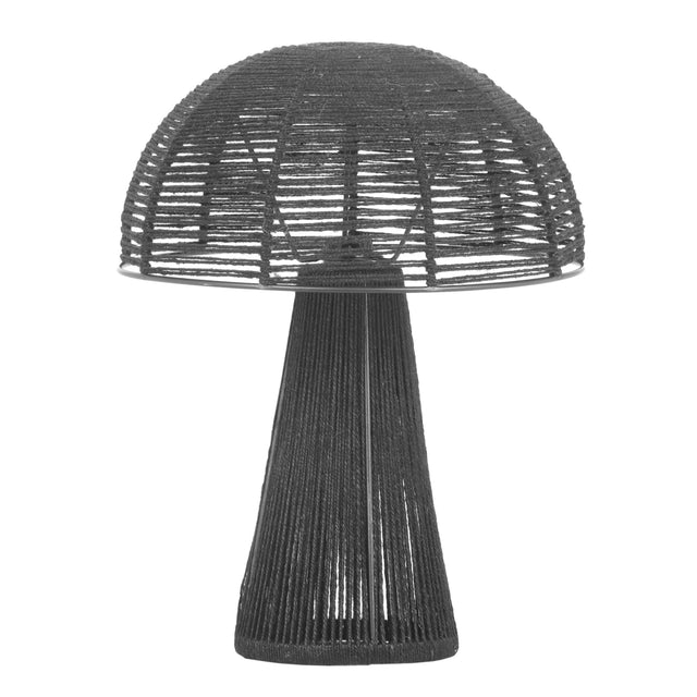 TOV Oddy Black Jute Table Lamp