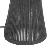 TOV Oddy Black Jute Table Lamp