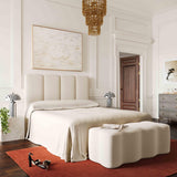 TOV Maiori Black Striped Papier Mache Table Lamp