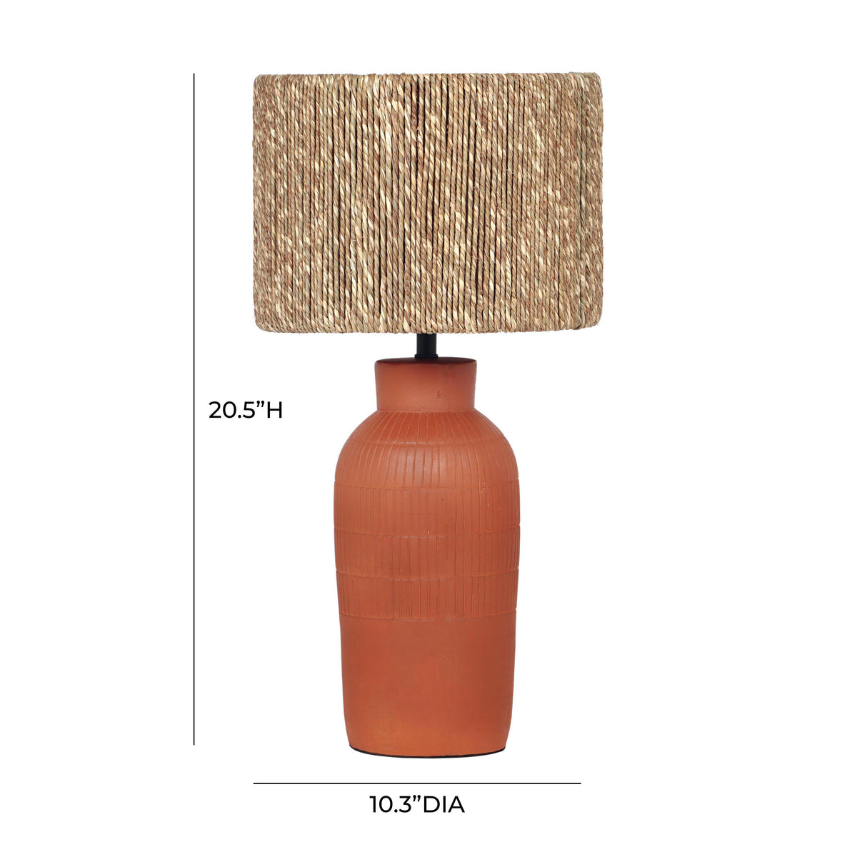 TOV Atrani Natural Terracotta Table Lamp