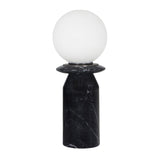 TOV Globe Onyx Black Marble Lamp