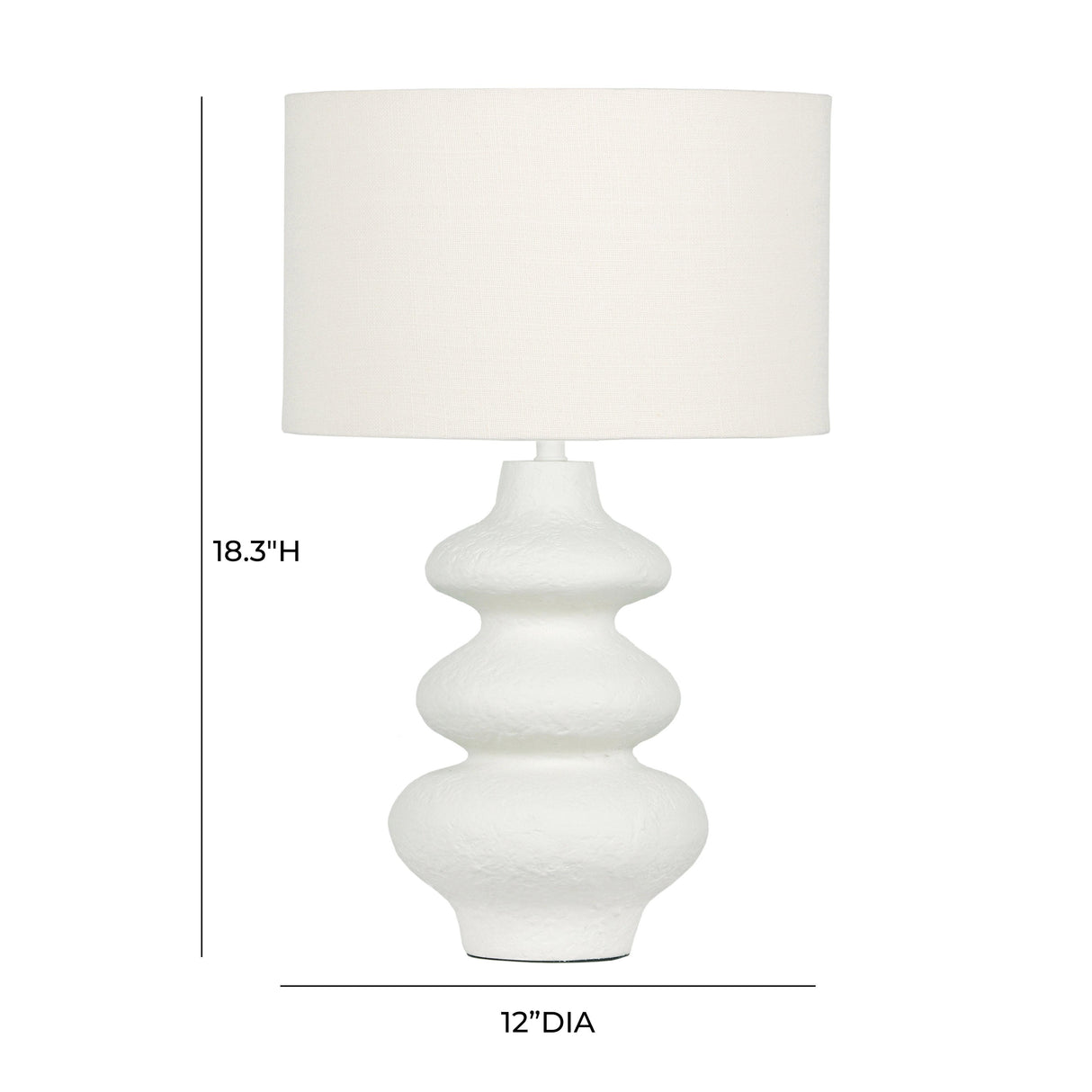 TOV Riviera Textured Table Lamp