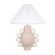 TOV Hazza Cream Pleated Table Lamp
