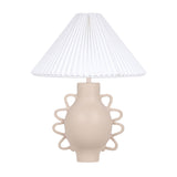 TOV Hazza Cream Pleated Table Lamp