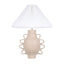 TOV Hazza Cream Pleated Table Lamp