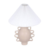 TOV Hazza Cream Pleated Table Lamp