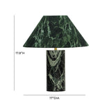 TOV Mable Spider Green Marble Table Lamp