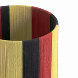 TOV Guinevere Red and Yellow Striped Cotton Table Lamp